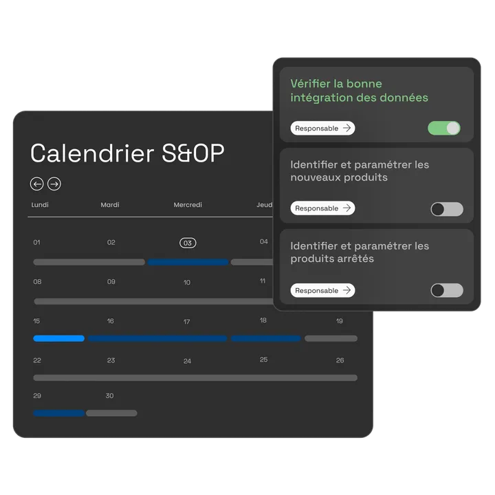 Calendrier du cycle S&OP 2026 Calendrier du cycle S&OP 2026