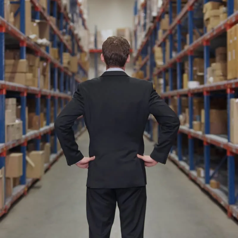 Executive of a company in charge of supplier management. Executive of a company in charge of supplier management.
